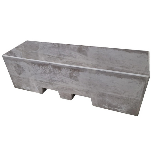 Afzetblok beton | 820 kg met lepelgaten | Antraciet