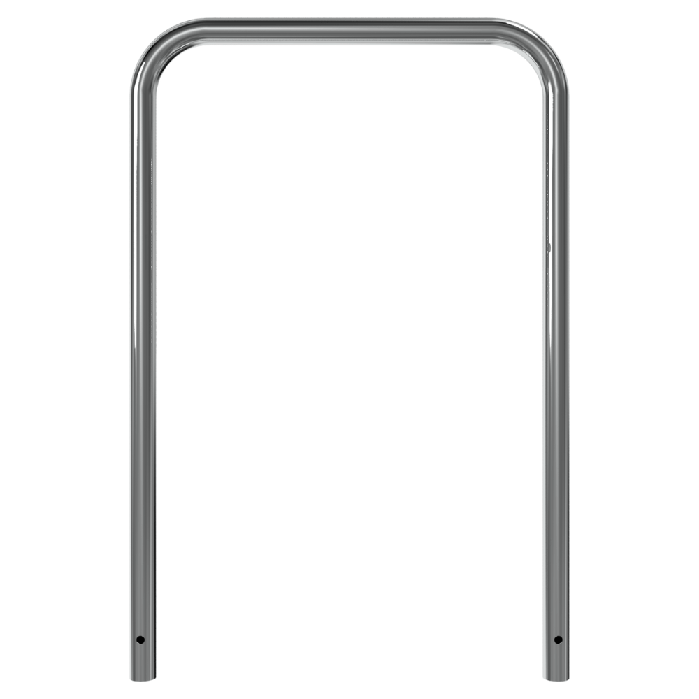 RVS beschermbeugel Ø48 mm | Voor verankering in beton | Zonder tussenbuis