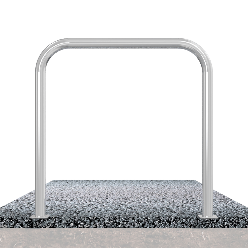 Beschermbeugel Ø60 mm | Verzinkt staal | Op voetplaat | Zonder tussenbuis