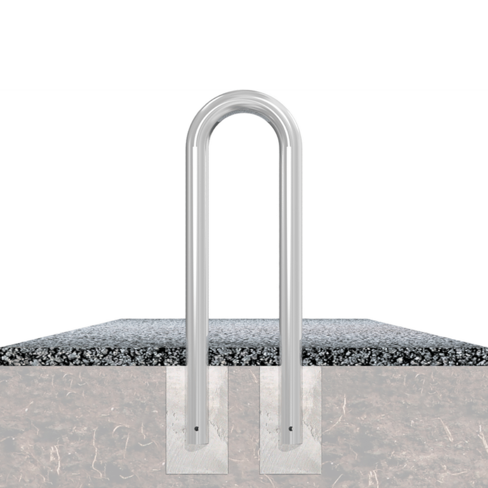 Beschermbeugel Ø76 mm | Verzinkt staal | Voor verankering in beton