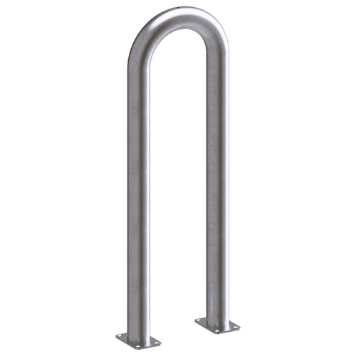 Beschermbeugel Ø76 mm | Verzinkt staal | Op voetplaat