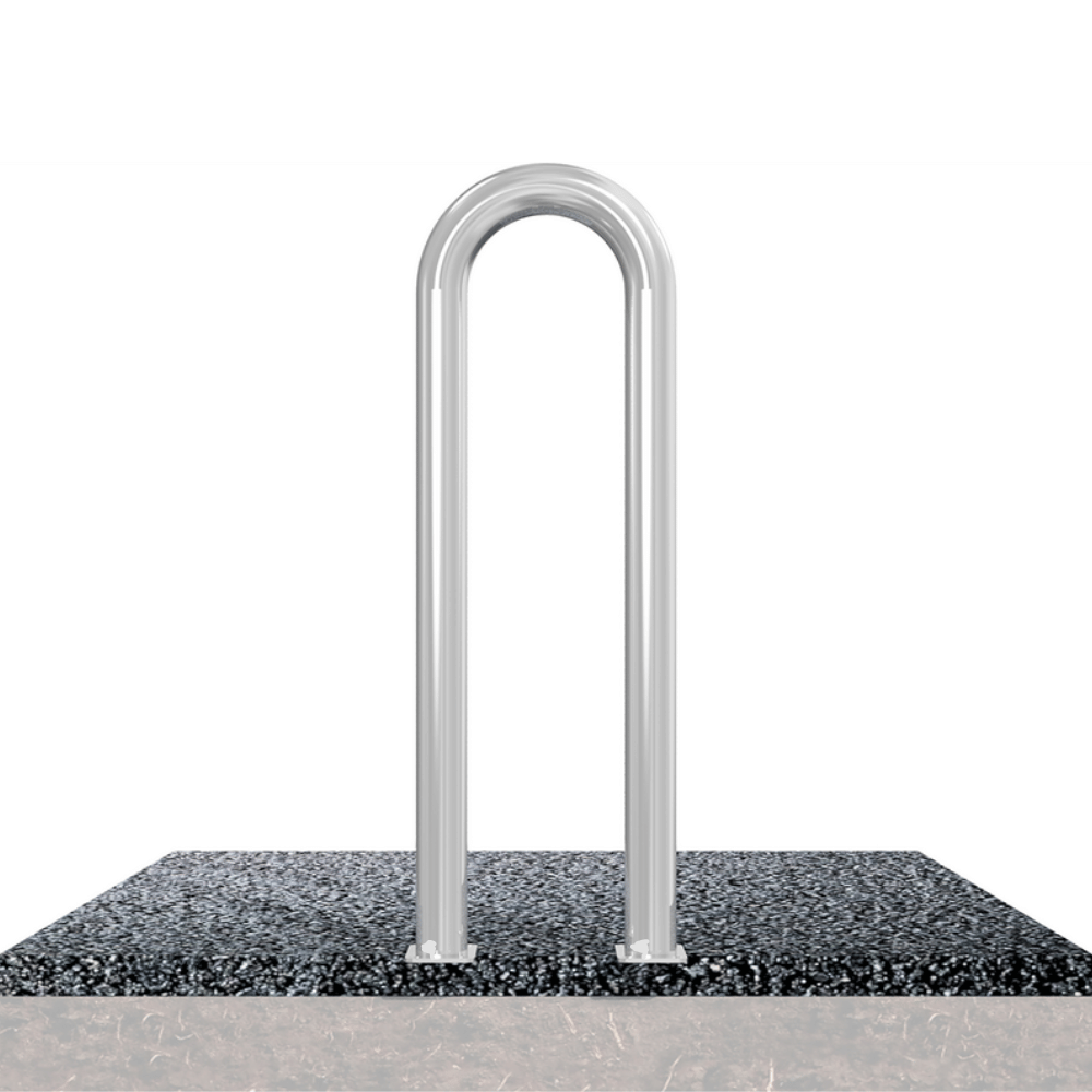 Beschermbeugel Ø76 mm | Verzinkt staal | Op voetplaat