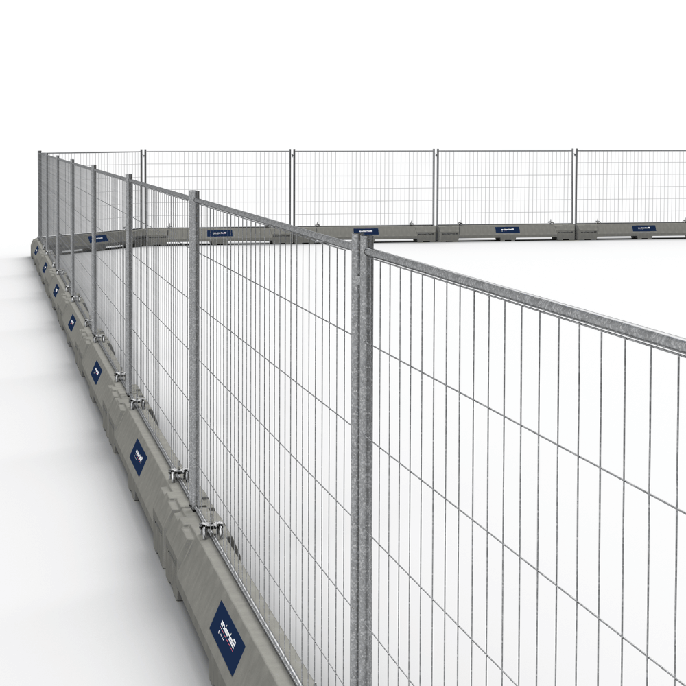 Betonnen dwarsligger | 695 kg | Met gegalvaniseerd bouwhek