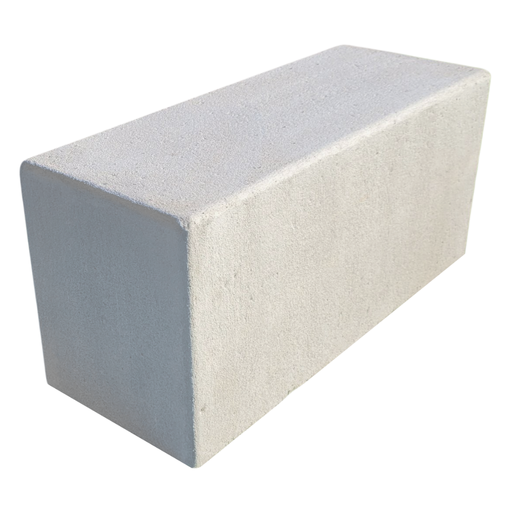 Betonnen poef grijs beton | 480 kg | 1000x400x500 mm