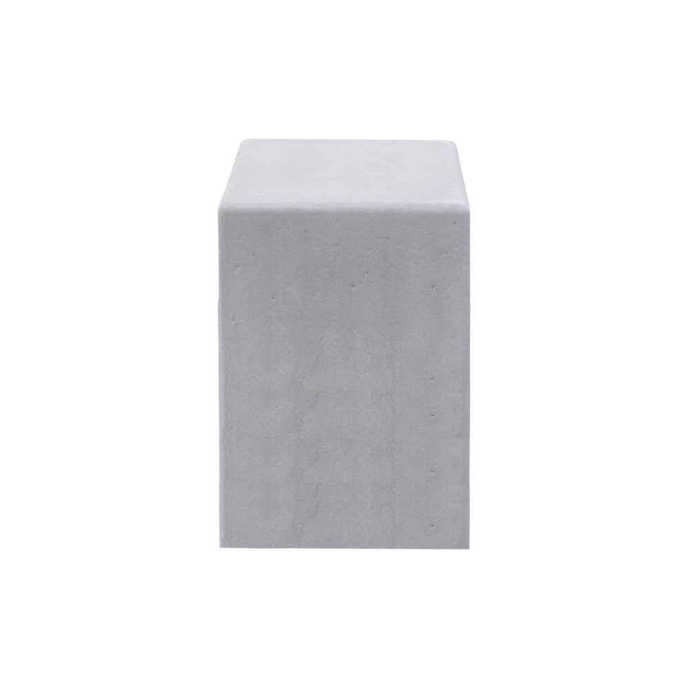 Betonnen poef grijs beton | 315 kg | 450x450x650 mm