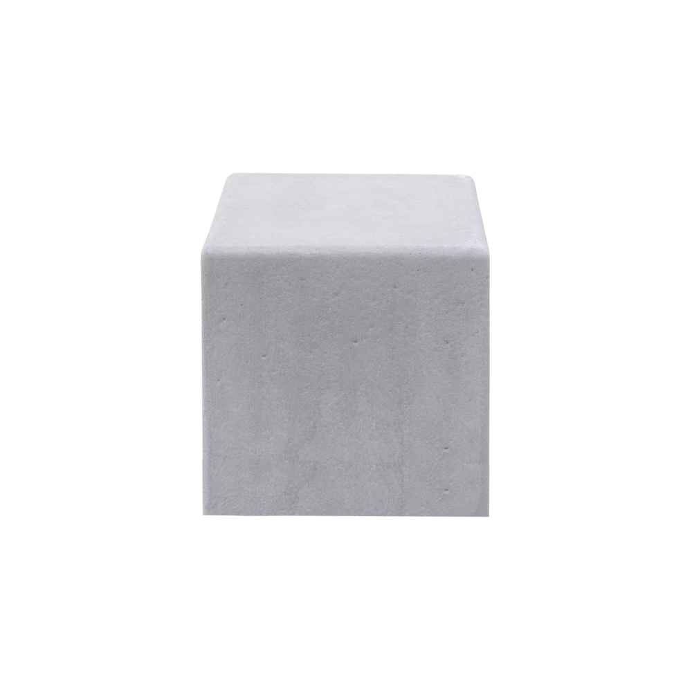 Betonnen poef grijs beton | 300 kg | 500x500x500 mm
