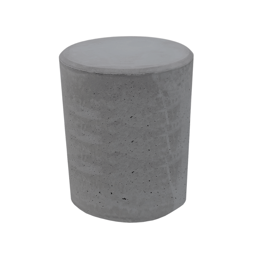 Betonnen poef antraciet beton | 280 kg | Ø500x600 mm