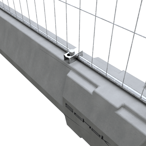 Bouwhekklem voor betonnen dwarsligger