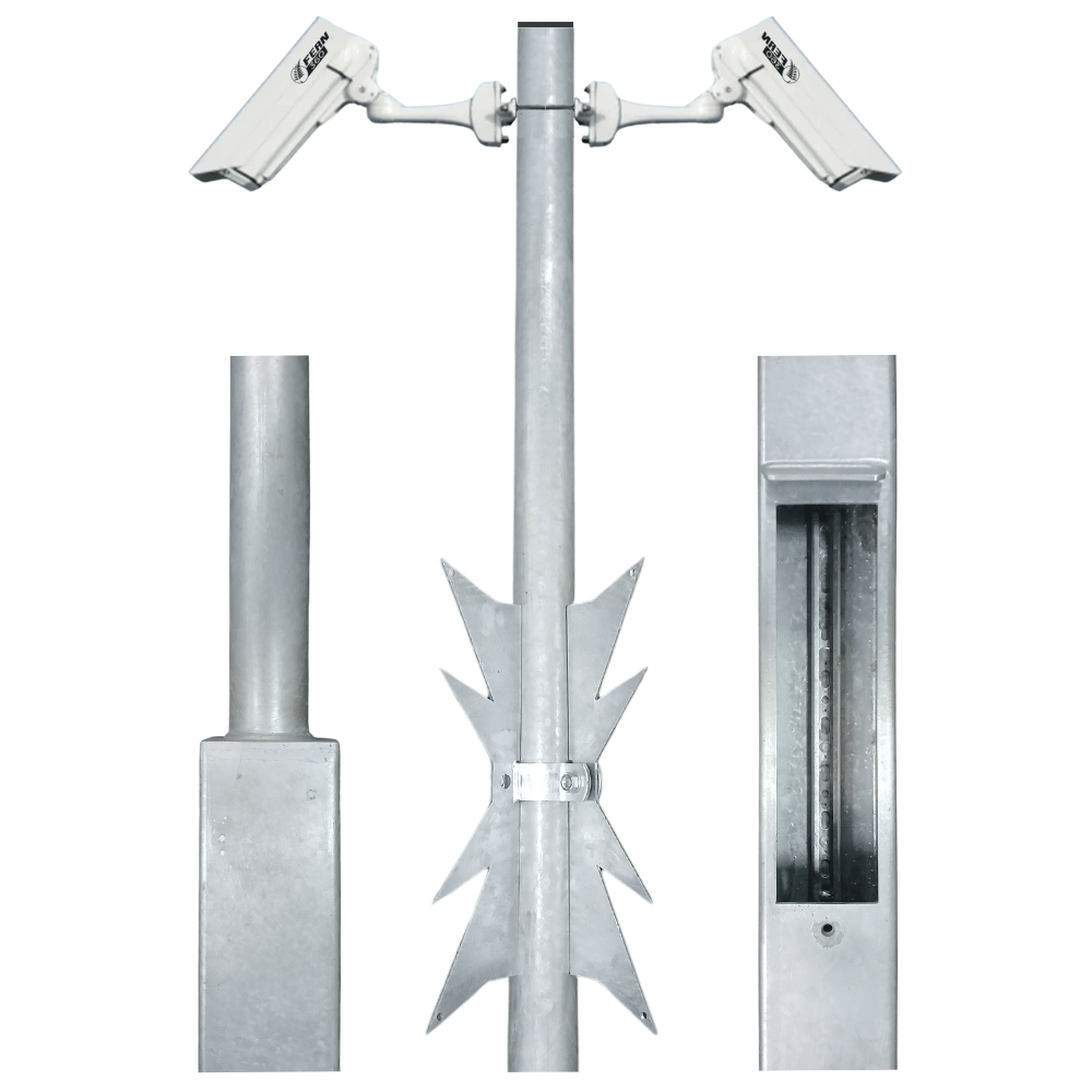 Cameramast | 4 tot 8 meter | Grond- of vloermontage