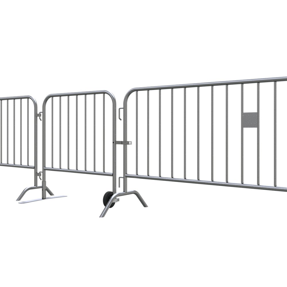 Dranghek 18 spijlen | 250 x 110 cm | Gegalvaniseerd met koppeling