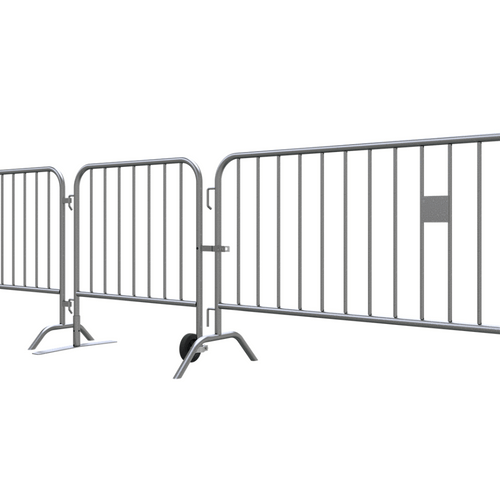 Dranghek 18 spijlen | 250 x 110 cm | Gegalvaniseerd met koppeling