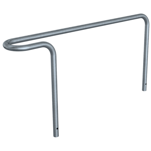Fietsbeugel design | Buis Ø42 mm | Verzinkt staal met gebogen hoek