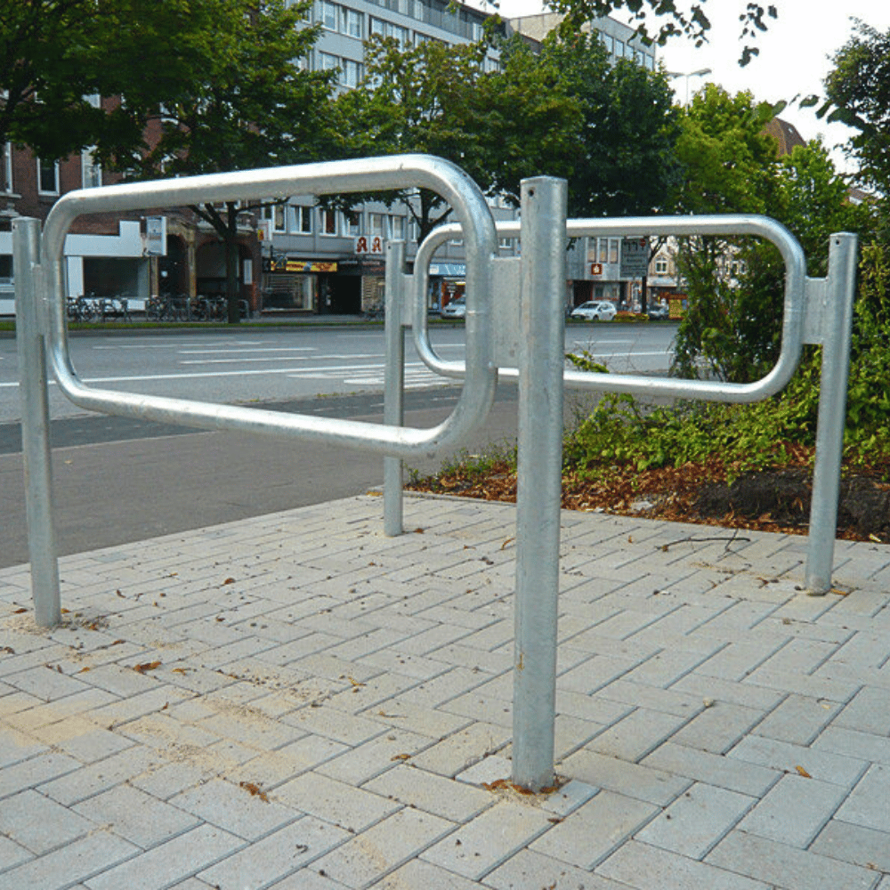 Fietsbeugel design | Buis Ø60 / 48 mm | Verzinkt staal