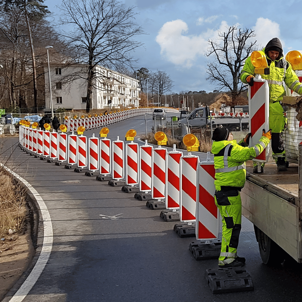 Geleidebaken klasse 1 folie | 60x60 mm bevestiging dubbelzijdig