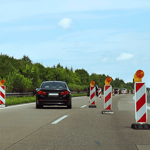 Geleidebaken klasse 2 folie | 60x60 mm bevestiging dubbelzijdig