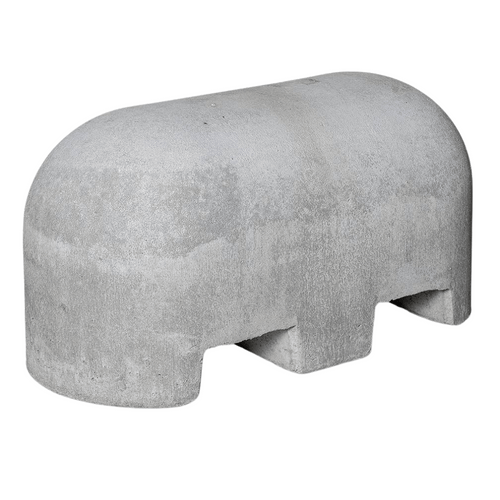 Jumboblok grijs met lepelgaten | 310 kg | Oud Hollands stampbeton