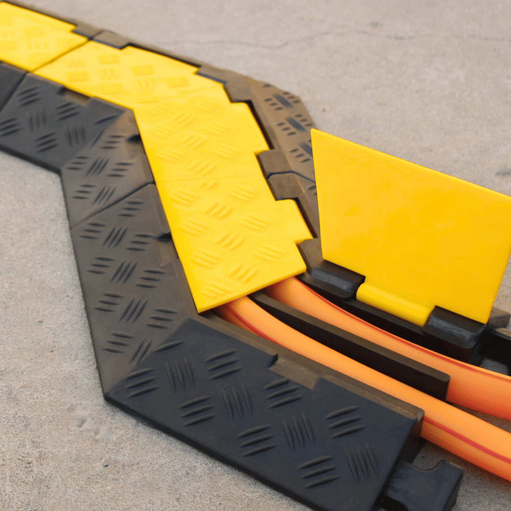 Kabeldrempel VBT rechts hoekstuk 3 kanalen