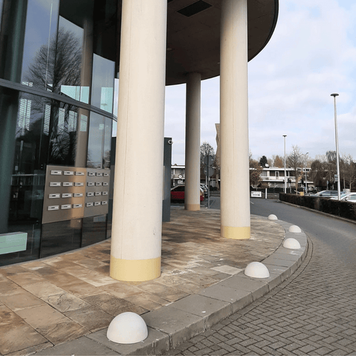 Parkeerbol grijs beton | Ø400 mm zonder voet