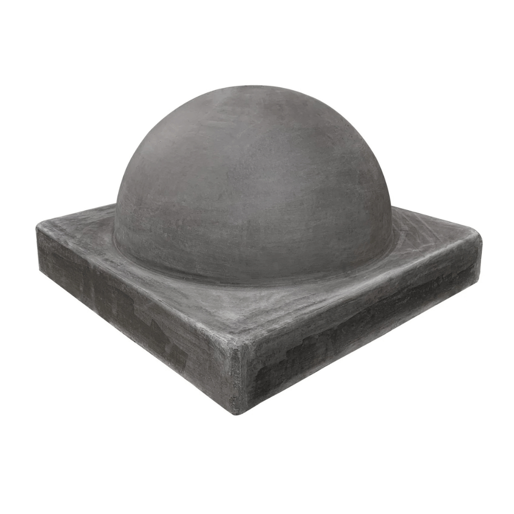 Parkeerbol groot op voet | Antraciet beton | Ø500 mm