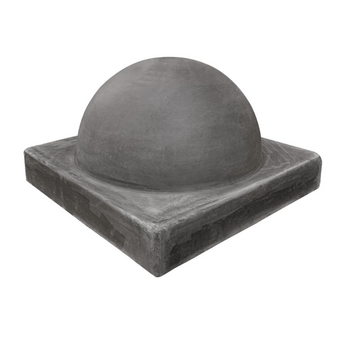 Parkeerbol groot op voet | Antraciet beton | Ø500 mm