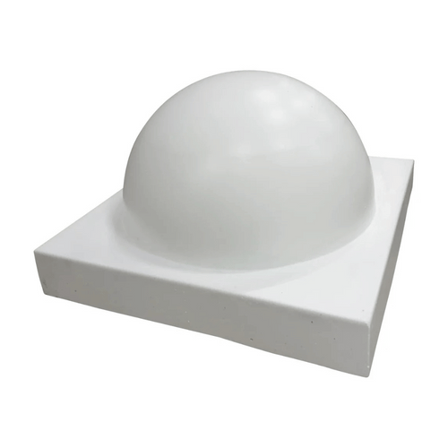 Parkeerbol groot op voet | Wit RAL 9016 | Ø500 mm