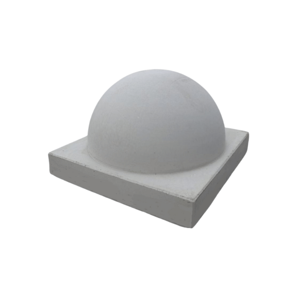 Parkeerbol klein op voet | Grijs beton | Ø350 mm