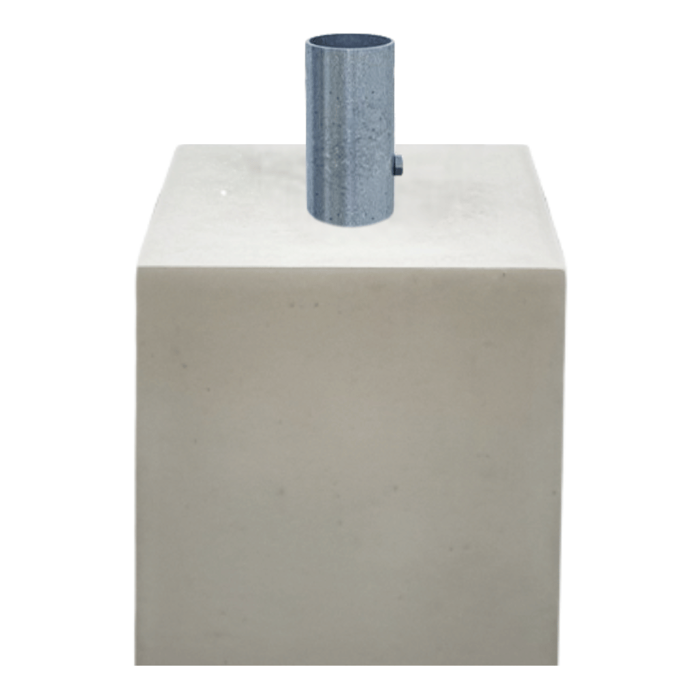 Prefab betonvoet voor uitneembare palen Ø60 mm