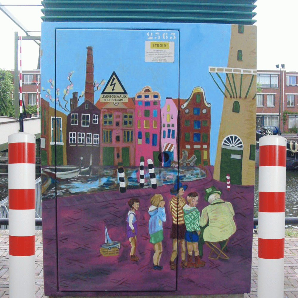 Rampaal Ø152 mm | Wit-rood | Voor betonverankering