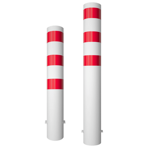 Rampaal Ø193 mm | Wit-rood | Voor verankering in beton