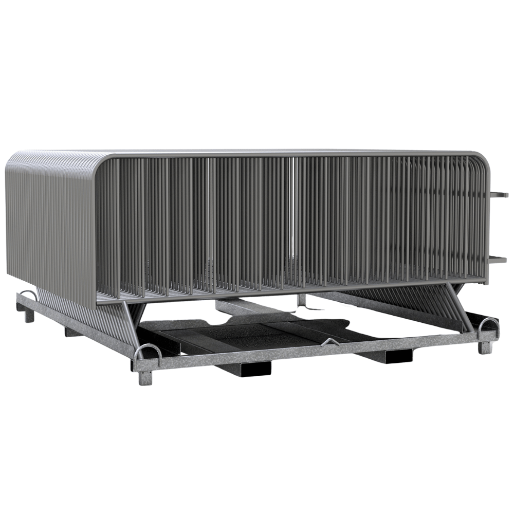 Set 35 dranghekken 17 spijlen | 250 x 110 cm | Gegalvaniseerd met koppeling