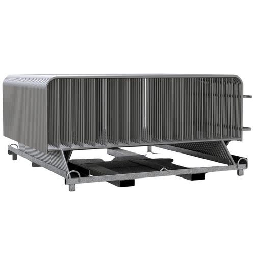 Set 35 dranghekken 17 spijlen | 250 x 110 cm | Gegalvaniseerd met koppeling