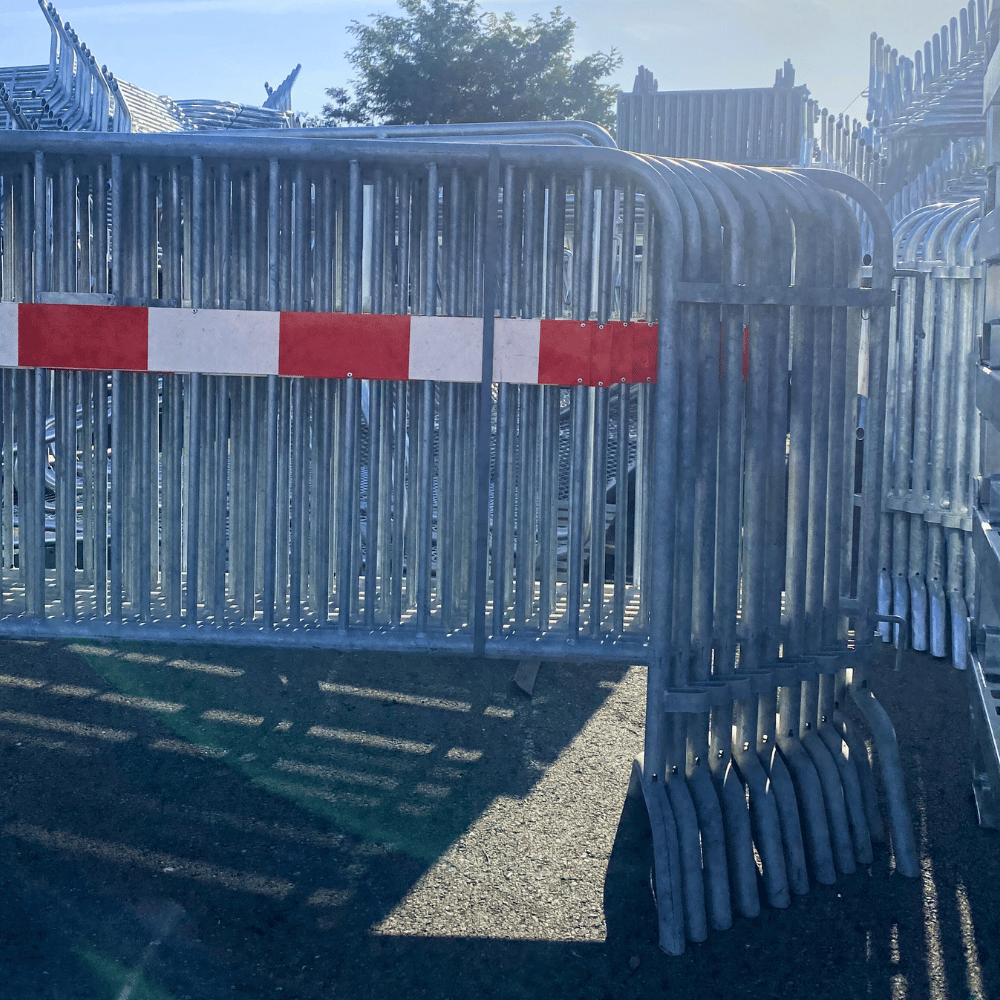 Set 50 dranghekken 18 spijlen | 248 x 110 cm | Gegalvaniseerd met reflectie