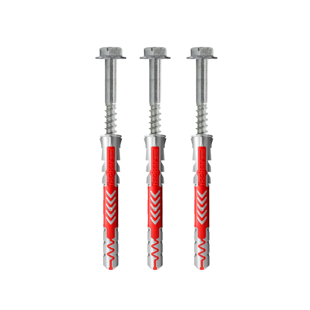 Set van 3 bouten 10x100 en pluggen 14x110