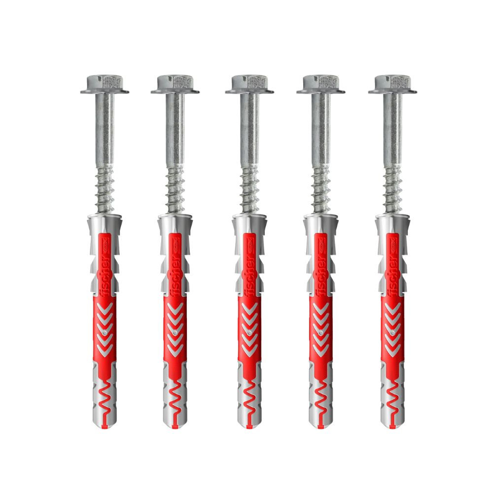 Set van 5 bouten 10x100 en pluggen 14x110