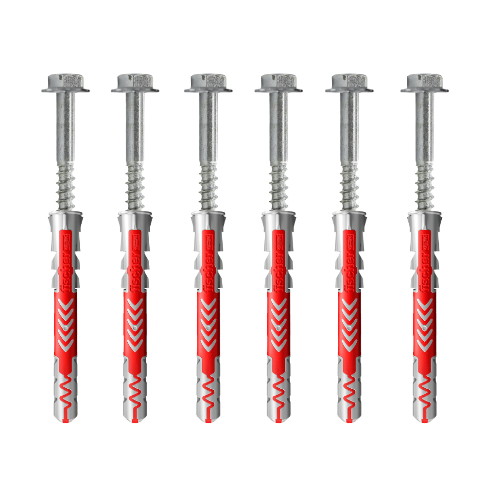 Set van 6 bouten 10x100 en pluggen 14x110