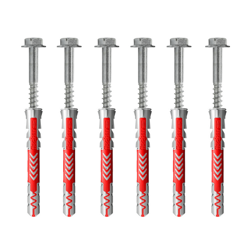 Set van 6 bouten 10x140 en pluggen 14x135