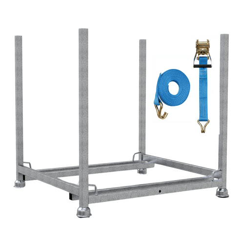 Transportpallet voor loopbruggen 120/130 cm breed | Inclusief spanband