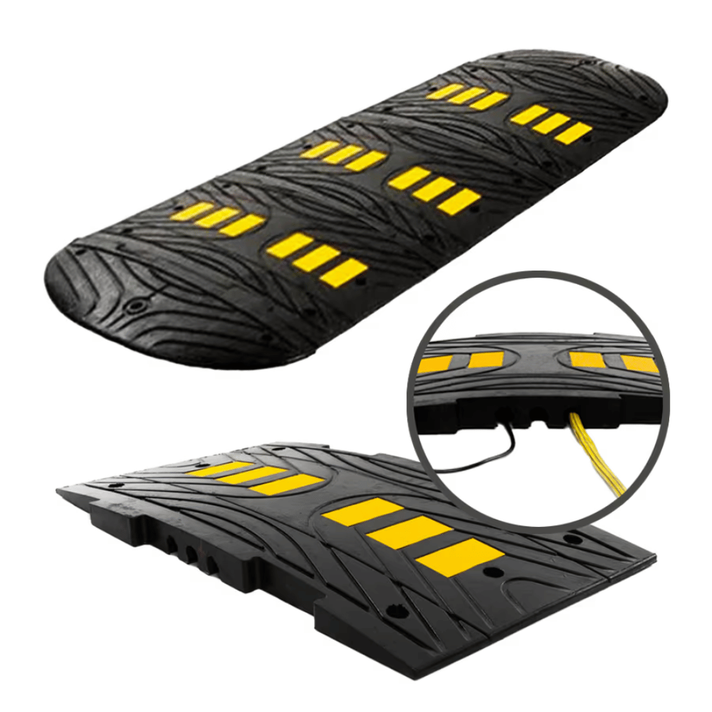 Verkeersdrempel 5 cm voor vrachtwagens | Complete set vanaf 206 cm lengte