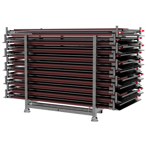 Transportpallet voor loopbruggen 100 cm breed | Inclusief spanband