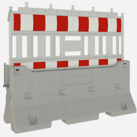 Betonnen jersey barriers