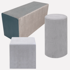 Betonnen poef