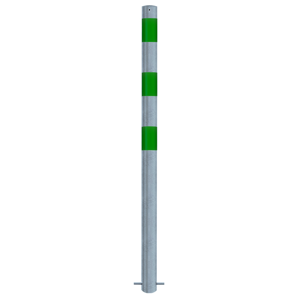 Aanrijdbeveiliging paal Ø76-102 mm | Verzinkt-groen | Laadpaal bescherming