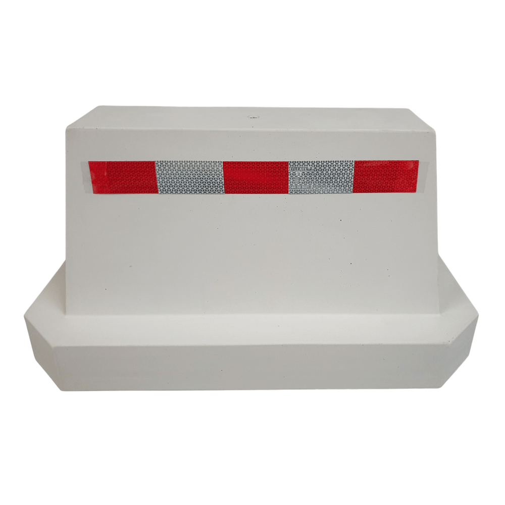 Afzetblok beton | 175 kg met hijspunt | Optie geel, wit en reflectie