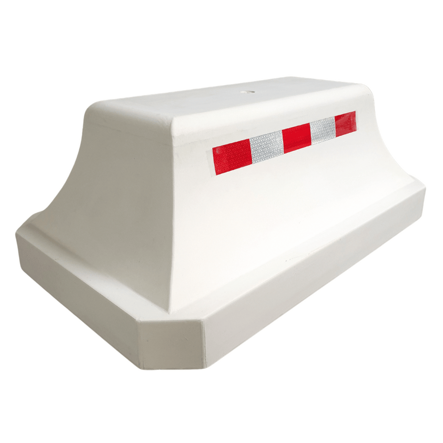 Afzetblok beton | 330 kg met hijspunt | Optie geel, wit en reflectie