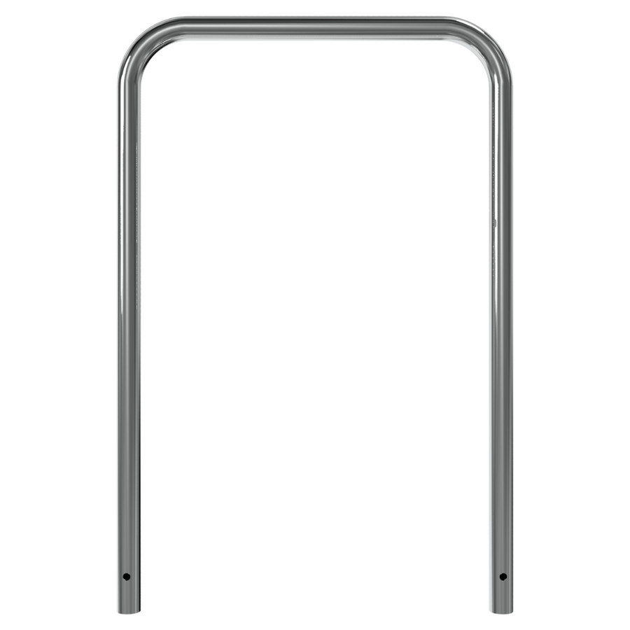 RVS beschermbeugel Ø48 mm | Voor verankering in beton | Zonder tussenbuis