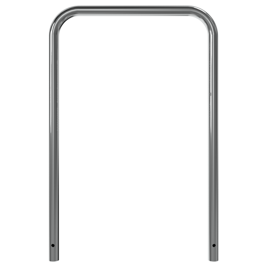 RVS beschermbeugel Ø48 mm | Voor verankering in beton | Zonder tussenbuis