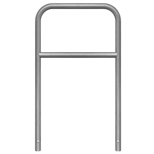 Beschermbeugel Ø48 mm | Verzinkt staal | Voor verankering in beton | Met tussenbuis