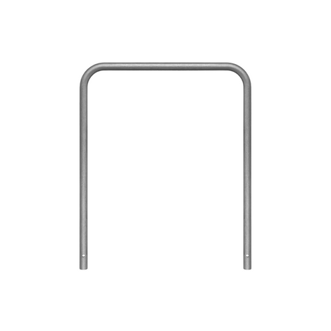 Verzinkt stalen beschermbeugel, Ø48 mm, 1000x1200 mm, voor betonverankering.