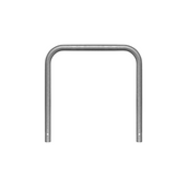 Verzinkt stalen beschermbeugel Ø60 mm, 1000x1000 mm, voor betonverankering.