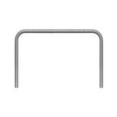 Gegalvaniseerde stalen beschermbeugel Ø60 mm, 1500x1000 mm, voor betonverankering.